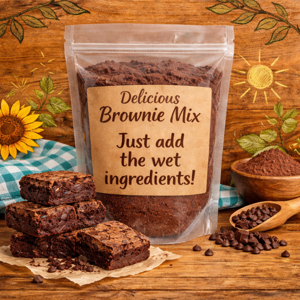 Homestead Pantry Mixes | Sourdough Brownie Base Mix (Missouri Shipping Only)