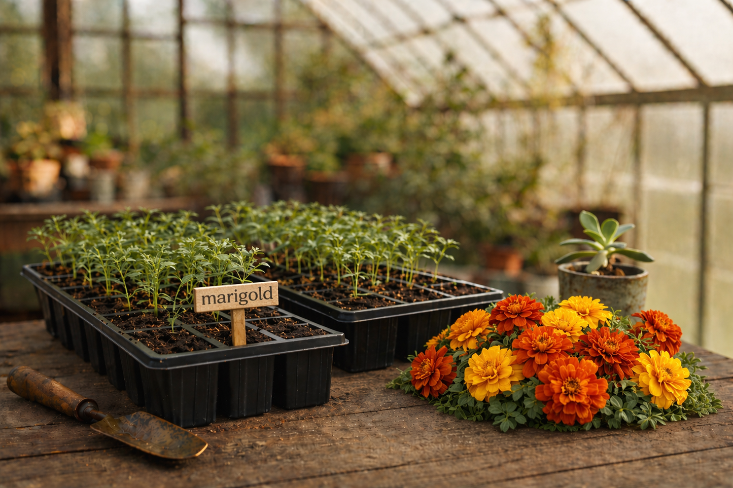 Live Transplant Local Pickup Only - Marigold Plants