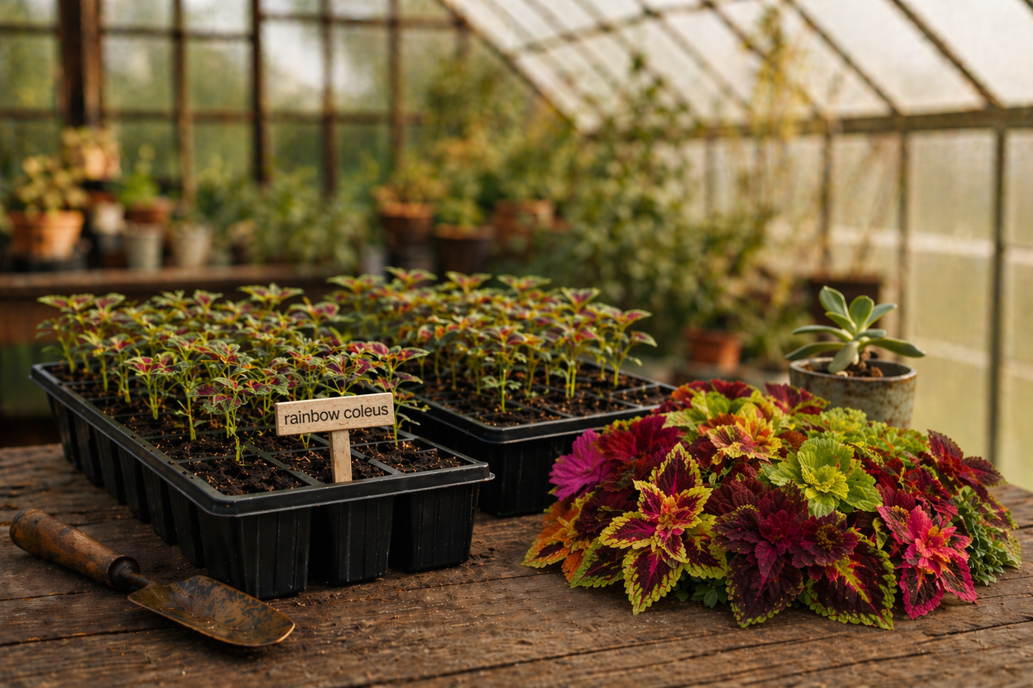 Live Transplant Local Pickup Only - Rainbow Coleus
