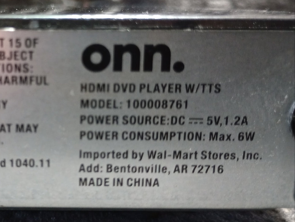 Used - Like New: ONN DvD Player