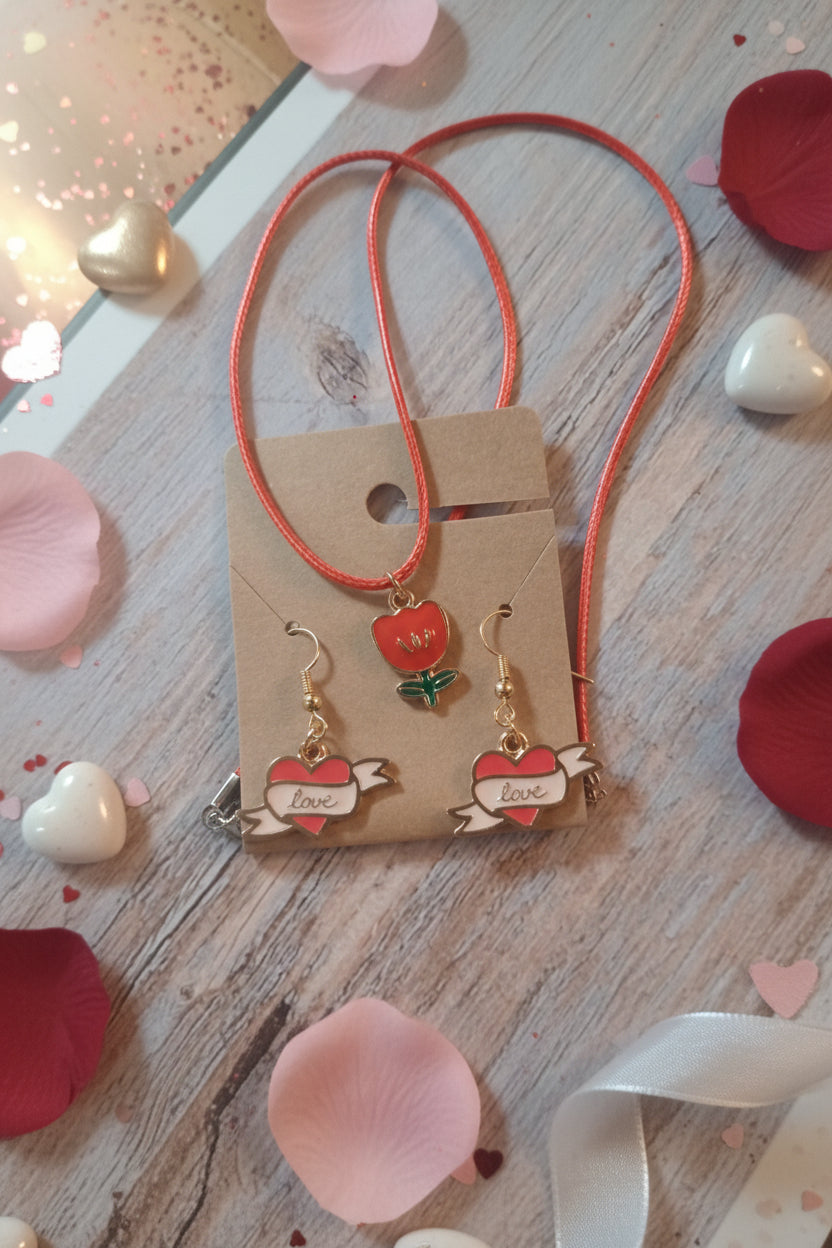 Valentine Charm Jewelry Sets