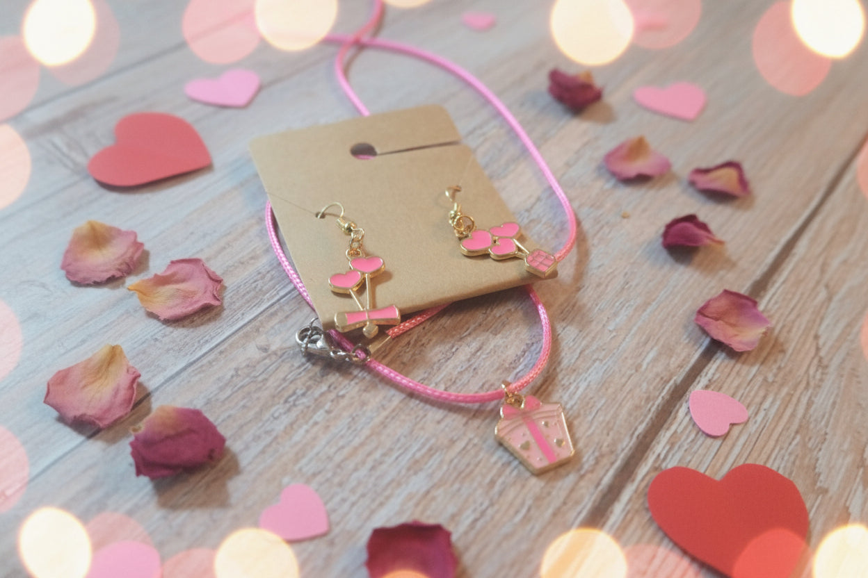 Valentine Charm Jewelry Sets