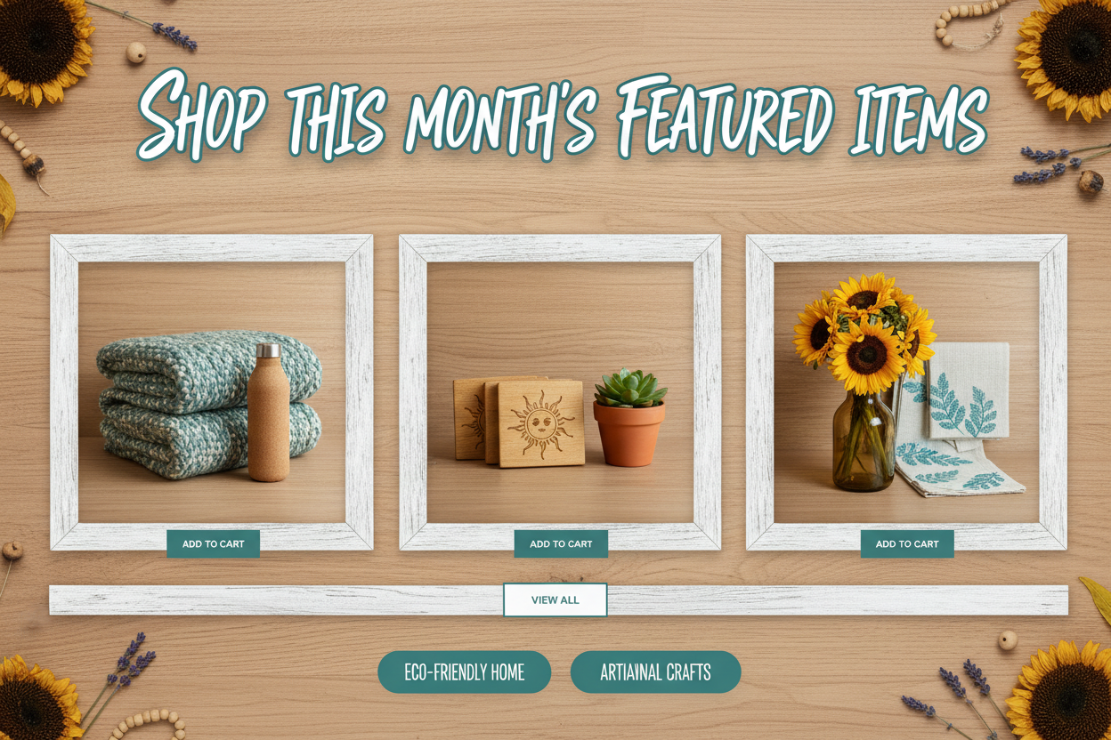 Shop This Month's Featured Items page